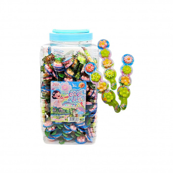 Мармелад арт. 888583 "Цветочки" 18 г на листе 120 шт. в банке*