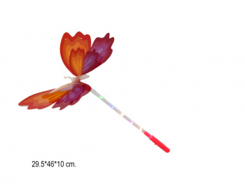 Палочка арт. 600502 Бабочка свет. в ассортименте в пак.