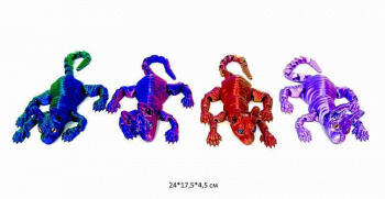 Фигурка 3Д арт. LK3462-805/LK3497-18D/501-209/AX-21 Кот сфинкс подвижная цвета микс в пак._