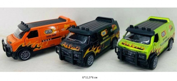 Модель металл. арт. ZY303906 Фургон цвета микс (12 шт.) шоубокс~ Модель металл. арт. ZY303906 Фургон цвета микс (12 шт.) шоубокс~