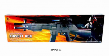 Оружие арт. 1338B Автомат с пульками, лазерным прицелом в кор._