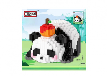 Конструктор арт. 5042-805-802 Микро Панда с яблоком 1558 дет. в кор.=