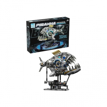 Конструктор арт. 13092 Механическая рыба пиранья 1085 дет. в кор._