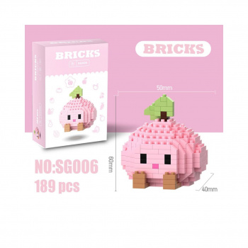 Конструктор арт. SG006-805 Микро Розовый персик 189 дет. в кор. Конструктор арт. SG006-805 Микро Розовый персик 189 дет. в кор.