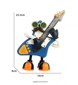 Гитара арт. LD-172A На батар. свет, музыка, движение, танец в кор.)=