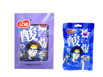 Конфета арт. 221072/221041 Кислая "Черника" 25 г 20 шт. в кор.'#