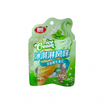 Конфета арт. 081313-5 Жевательные бобы "Мятное мороженое" 28 г 20 шт. в кор./'#