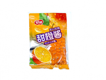 Конфета арт. 224752 Жевательные бобы "Апельсин" 35 г 20 шт. упаковка;*#