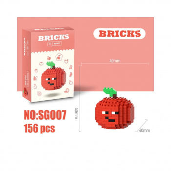 Конструктор арт. SG007-805 Микро Красное яблоко 156 дет. в кор. Конструктор арт. SG007-805 Микро Красное яблоко 156 дет. в кор.