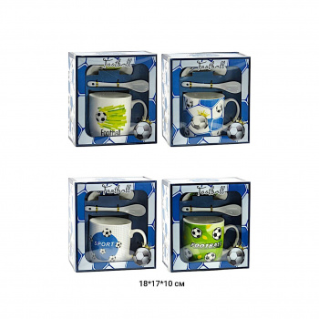 Подарочный набор арт. 1766-501 "Footbal" в ассортименте 3 предмета в кор.