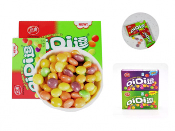 Конфета арт. 220165/220158 Жевательная "Фруктовое драже" ассорти 12 г 24 шт. упаковка'*