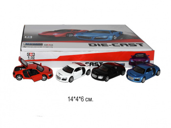 Модель металл. арт. 812D Ауди ТТ (12 шт.) в кор.~_ Модель металл. арт. 812D Ауди ТТ (12 шт.) в кор.~_