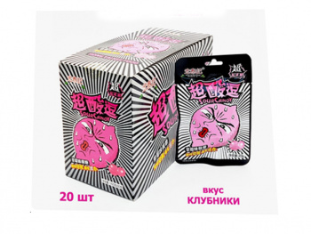 Конфета арт. 577157/526971 Суперкислая Клубника 23 г 20 шт. в кор.*,