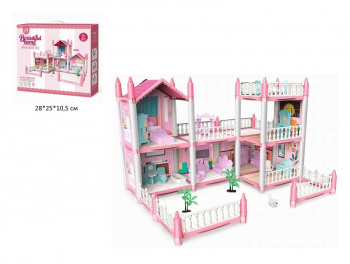 Дом для кукол арт. 462-06 В коробке 28*25*10,5