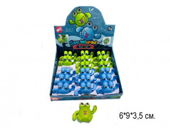 Зав. водоплавающие арт. HN1861 Лягушка цвета микс (18 шт.) шоубокс•