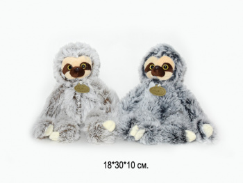 им Ленивец арт. 209263 Пестрый с медальоном 30 см цвета микс в пак.