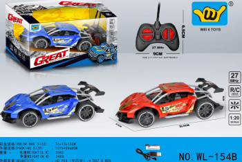 Машина на р/у арт. WL-154B" Спорт с аккум. в коробке 26*13*13