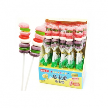 Мармелад арт. 800227-1 "Макарон" на палочке 20 шт. в кор.'#