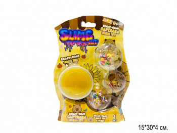 Лизун арт. DX-030 "Создай лизуна" Капибара на листе•