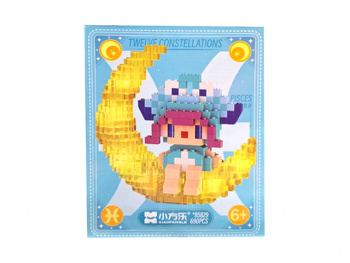 Конструктор арт. 85829-802 Микро Зодиак "Рыбы" на луне 690 дет. в кор.