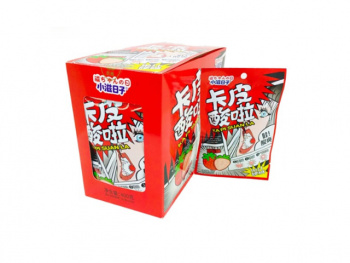 Конфета арт. 640138-1 Кислая Клубника 20 г 20 шт. в красной кор.;/#