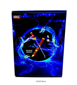 Конструктор арт. 6639 Микро Меч самурайский 3083 дет. в кор._