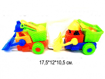 Песочный набор арт. 726-58 Машинка, инструменты, фигурки в сет._/180 шт./