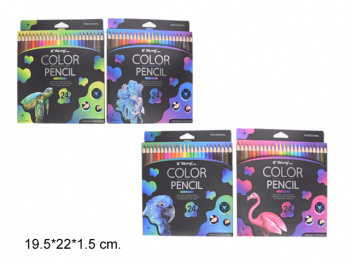 кц_Карандаши цветные арт. YL221031-24 Набор 24 цвета в кор.