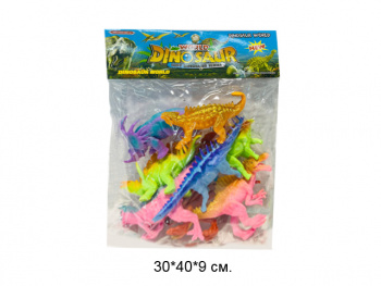 Набор животных арт. 6930 Динозавры в пак.•