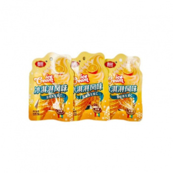 Конфета арт. 081313-4 Жевательные бобы "Апельсиновое мороженое" 28 г 20 шт. в кор./'#