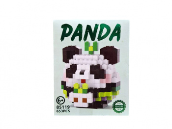 Конструктор арт. 85119 Микро Панда 653 дет. в кор.=