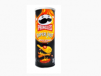 Чипсы арт. 300778 Pringles супер острые 110 г в черной банке,*