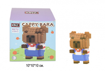 Конструктор арт. 8272-802-805 Микро Капибара 618 дет. в кор.=| Конструктор арт. 8272-802-805 Микро Капибара 618 дет. в кор.=|