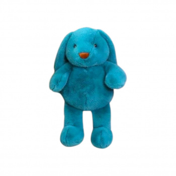 им Зайка арт. 08786-4-209 Вислоухий норковый синий коричневый нос 30*22 см в пак.