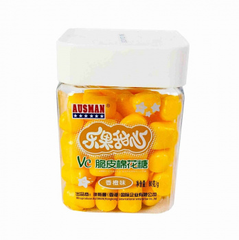 Маршмеллоу арт. 900596-3/240943-3 Апельсин 80 г в банке 1 шт.'#,