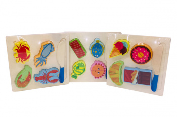 Деревянная игрушка арт. 5588-32/5588-65 "Еда" в ассортимнте с магнитом в пленке)