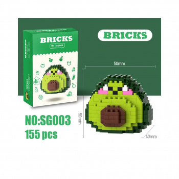 Конструктор арт. SG003-805 Микро Авокадо 155 дет. в кор. Конструктор арт. SG003-805 Микро Авокадо 155 дет. в кор.