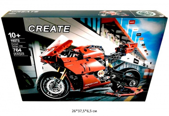 Конструктор арт. 10272 Мотоцикл 764 дет. в кор._