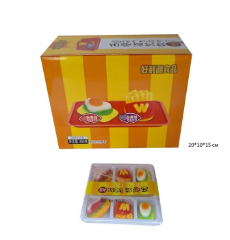 Мармелад арт. 503171/503188 "Фастфуд" 20 г 20 шт. в кор.*#'