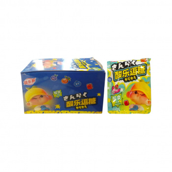 Конфета арт. 660626 Кислая Фруктовый микс 20 г 20 шт. в кор.*