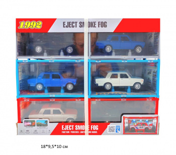 Машина инерц. арт. LDP-1BX ВАЗ Классика цвета микс свет, звук, дым 1шт. в кор. (6 шт.) шоубокс_