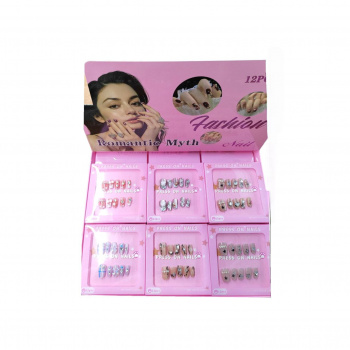 Набор для маникюра арт. 805198/U-22 Ногти накладные "Press On Nails" ассорти 1шт. в кор. (12шт.)