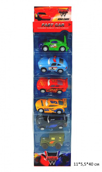 Набор машин арт. Z8 Ассорти 6 шт. в кор._ Набор машин арт. Z8 Ассорти 6 шт. в кор._