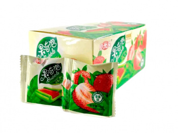 Жевательная резинка арт. 522500/522494 "Клубника" 16 г 30 шт. в кор. Жевательная резинка арт. 522500/522494 "Клубника" 16 г 30 шт. в кор.