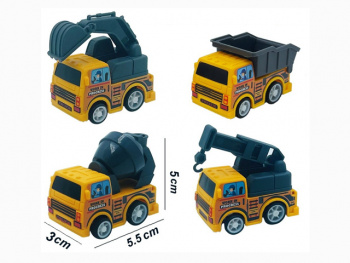 Машина инерц. арт. 60044" Строительная техника в пакете 5,5*3*5 Машина инерц. арт. 60044" Строительная техника в пакете 5,5*3*5