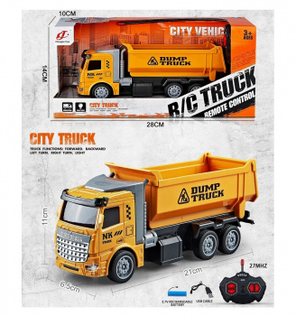 Самосвал на р/у арт. 352-313 С аккумул. спецтехника в кор. 29*10,5*14