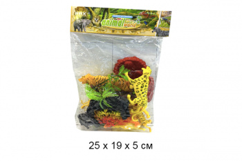 Набор животных арт. RBX-D6 Дикие в пак.•/80 шт./ Набор животных арт. RBX-D6 Дикие в пак.•/80 шт./